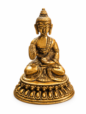 Goud kleurig Buddha Beeld