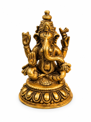 Goudkleurig Ganesha Beeld